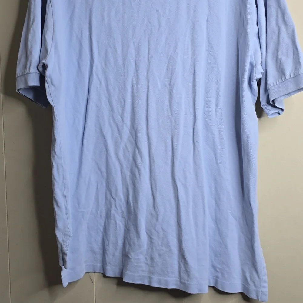 Polo by Ralph Lauren Men's Light Blue Polo Shirt Large